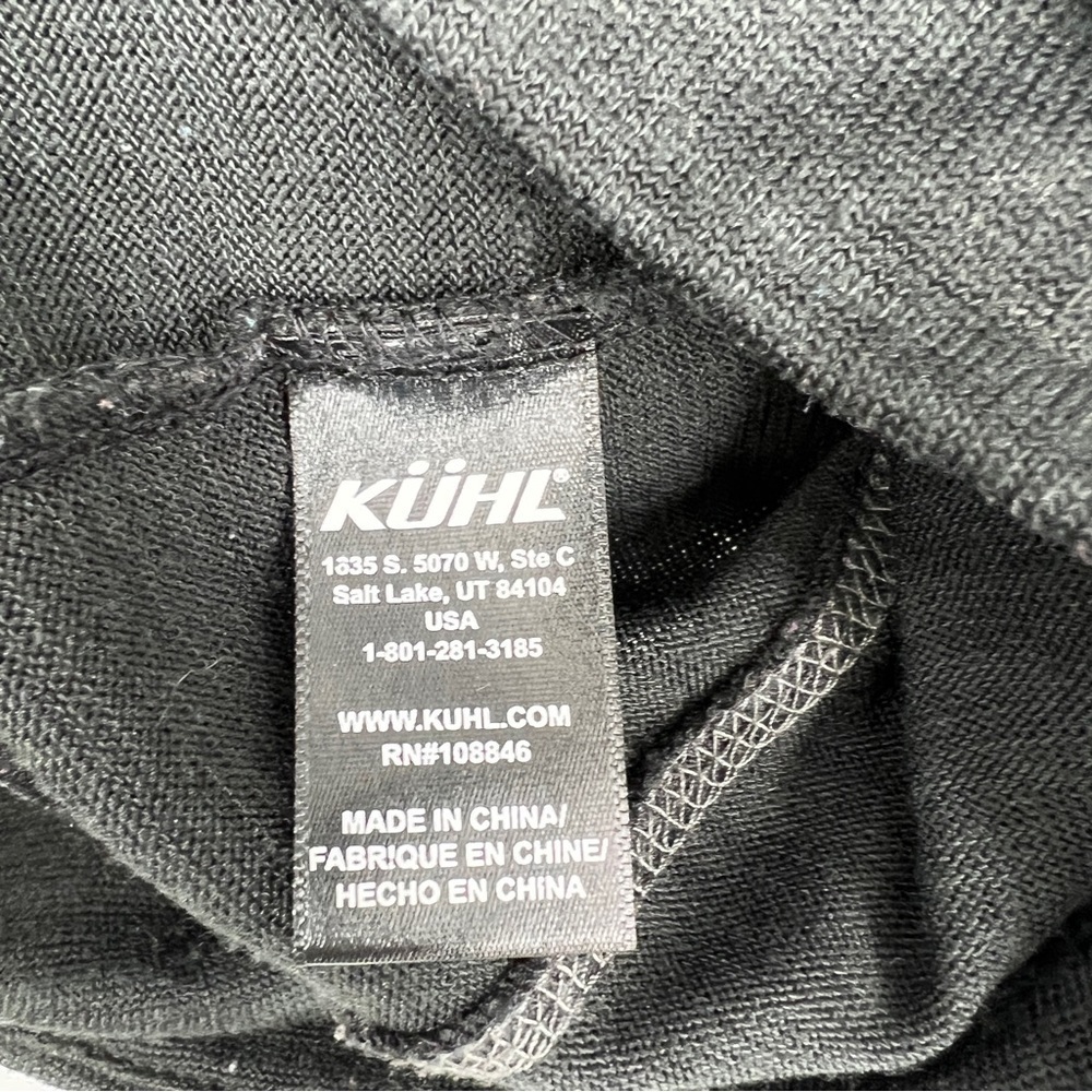 KÜHL Women's LEA Cowl neck Long Sleeved Carbon Dark Grey Pullover Size Large - Picture 10 of 11